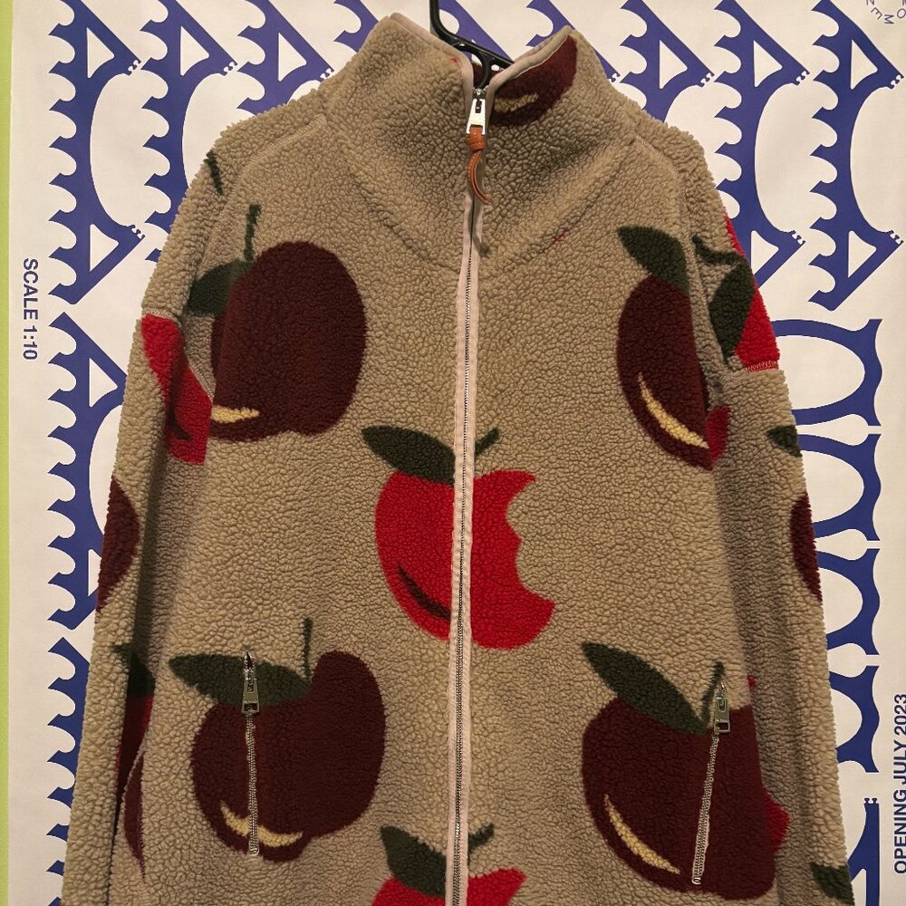 JW ANDERSON Bitten Apple Fleece Jacket